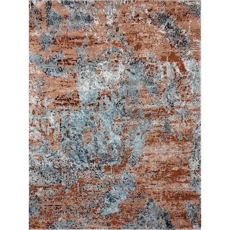 Palacedesigns 8 x 10 ft. Rustic Brown Abstract Area Rug - Brown - 8' x 10' PA3102104